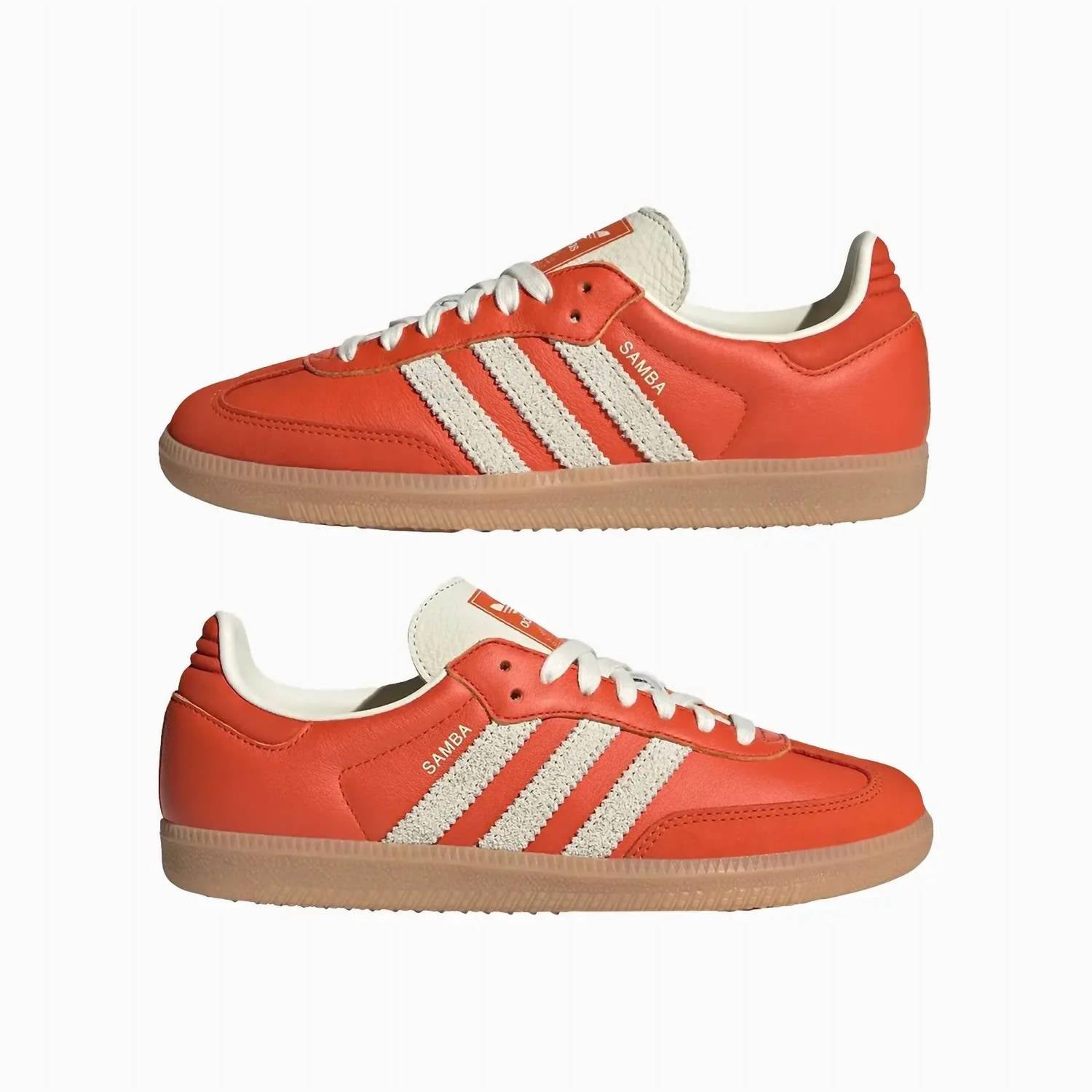 adidas Women's Samba Og Shoes in orange - women's sneaker - alternate view