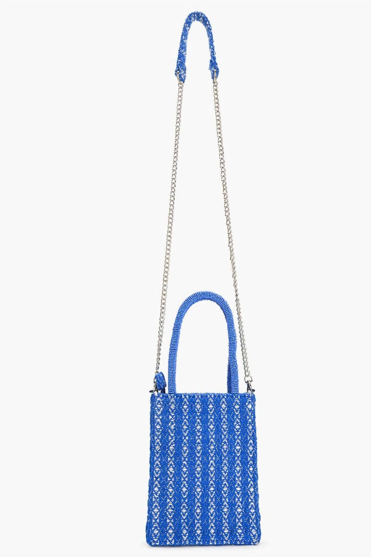 America & Beyond - Crab It Beaded Top Handle Bag