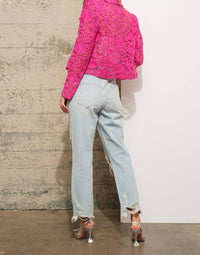 Blue B - Night Lace Moto Jacket