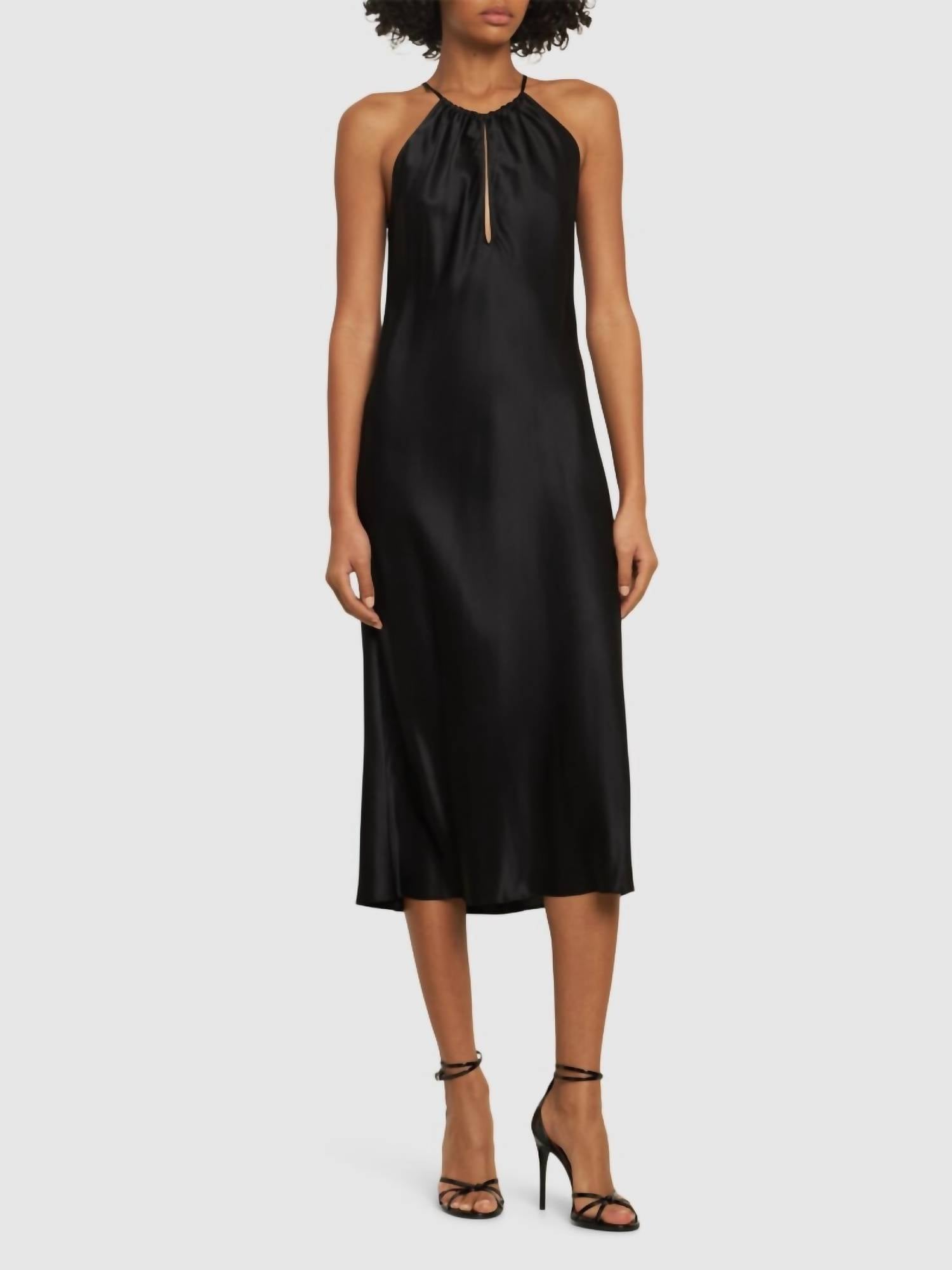 Nili Lotan - Eglantine Halterneck Midi Dress
