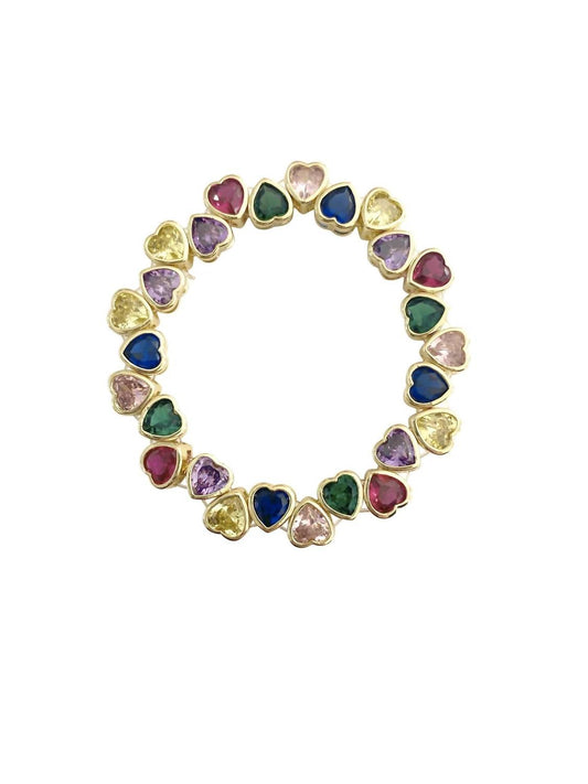 Gemelli - Women's Heart Stretch Bracelet