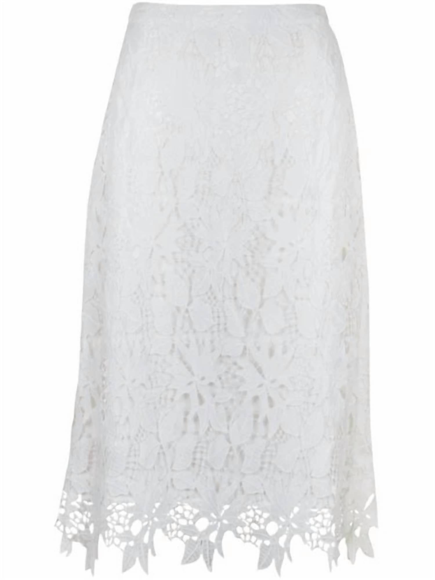 Lucy Paris - Raye Lace Midi Skirt