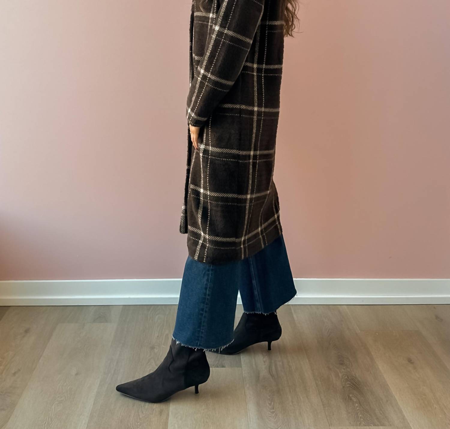 Z Supply - Mason Knit Plaid Coat