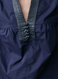 MELISSA NEPTON Rocha Blouse in dark navy - women's blouse - alternate view