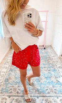Fantastic Fawn - Twill Shorts With Trim