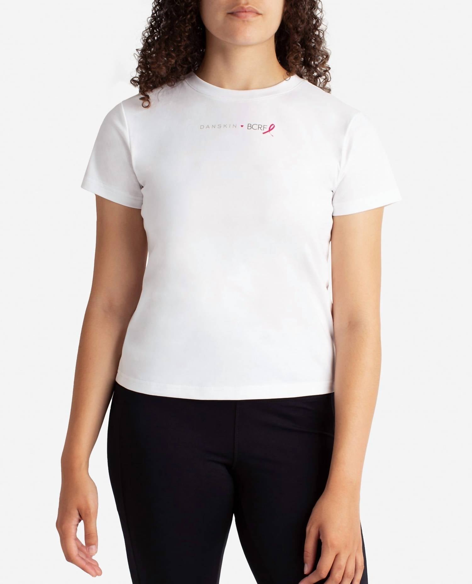 Danskin - Bcrf Collaboration Short Sleeve Tee