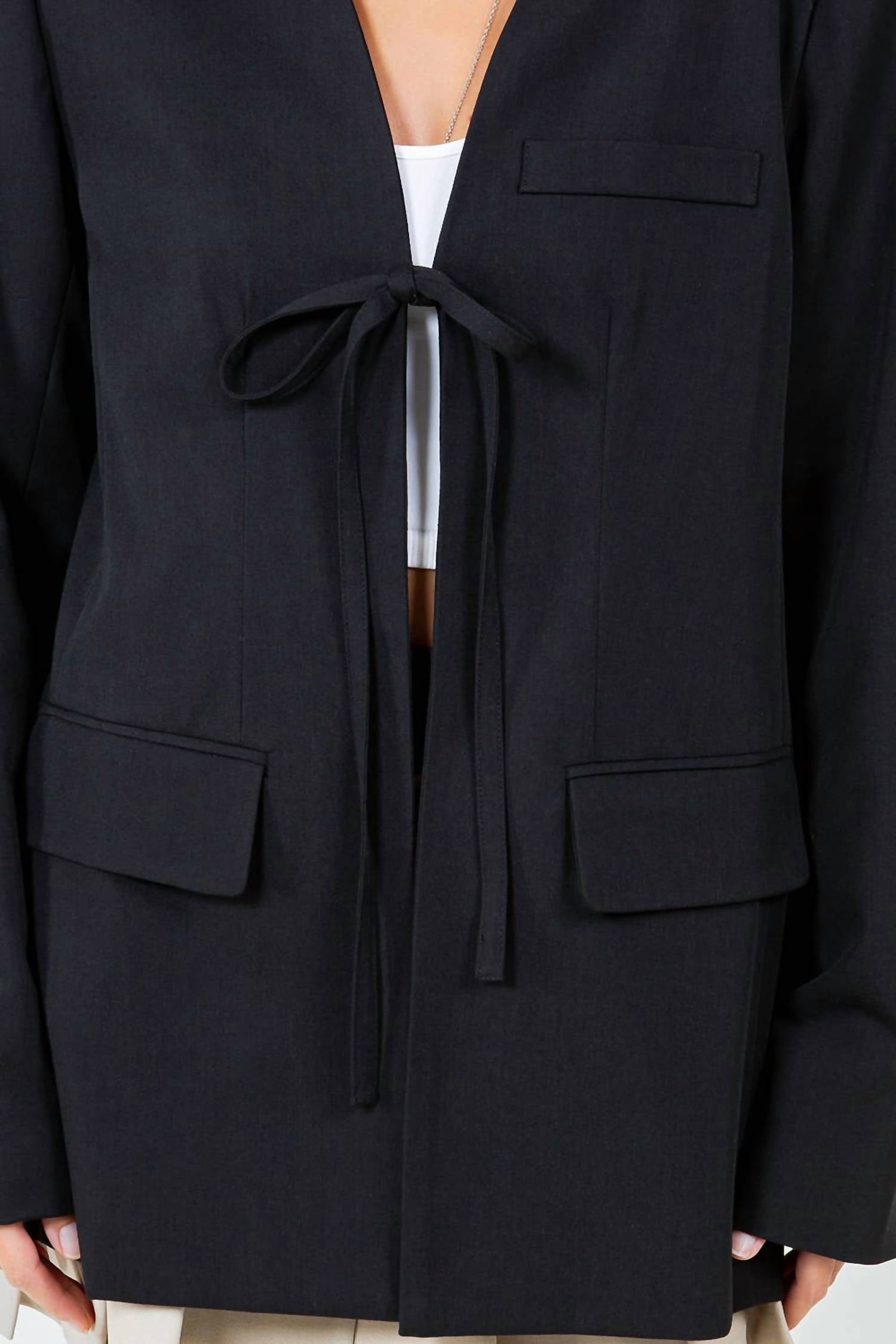 Whiteroom+Cactus - Center Tie Blazer
