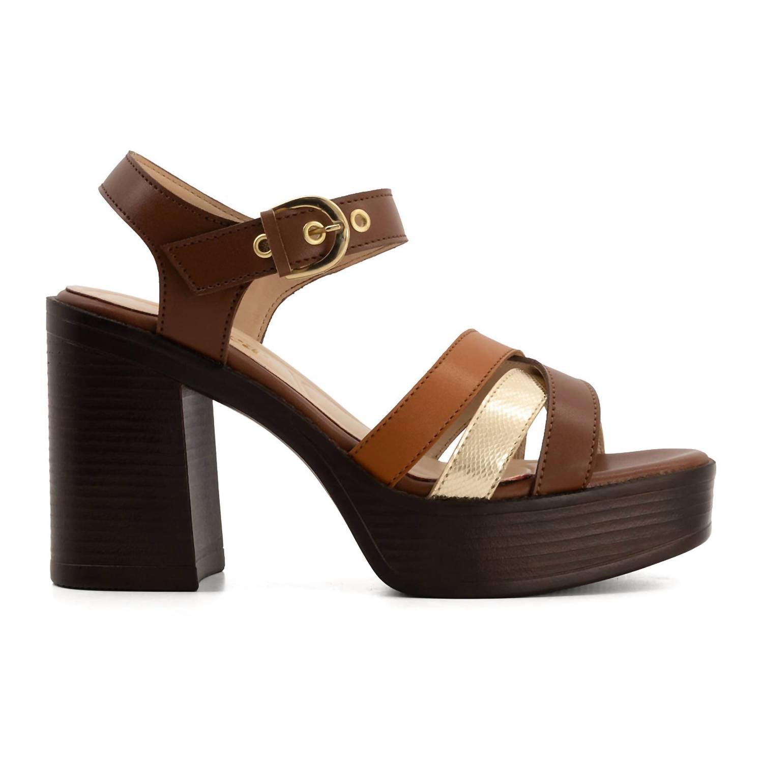 Andrea - Women's Ankle Strap Heeled Sandals