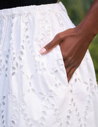 Frank & Eileen - Grace Eyelet Midi Skirt