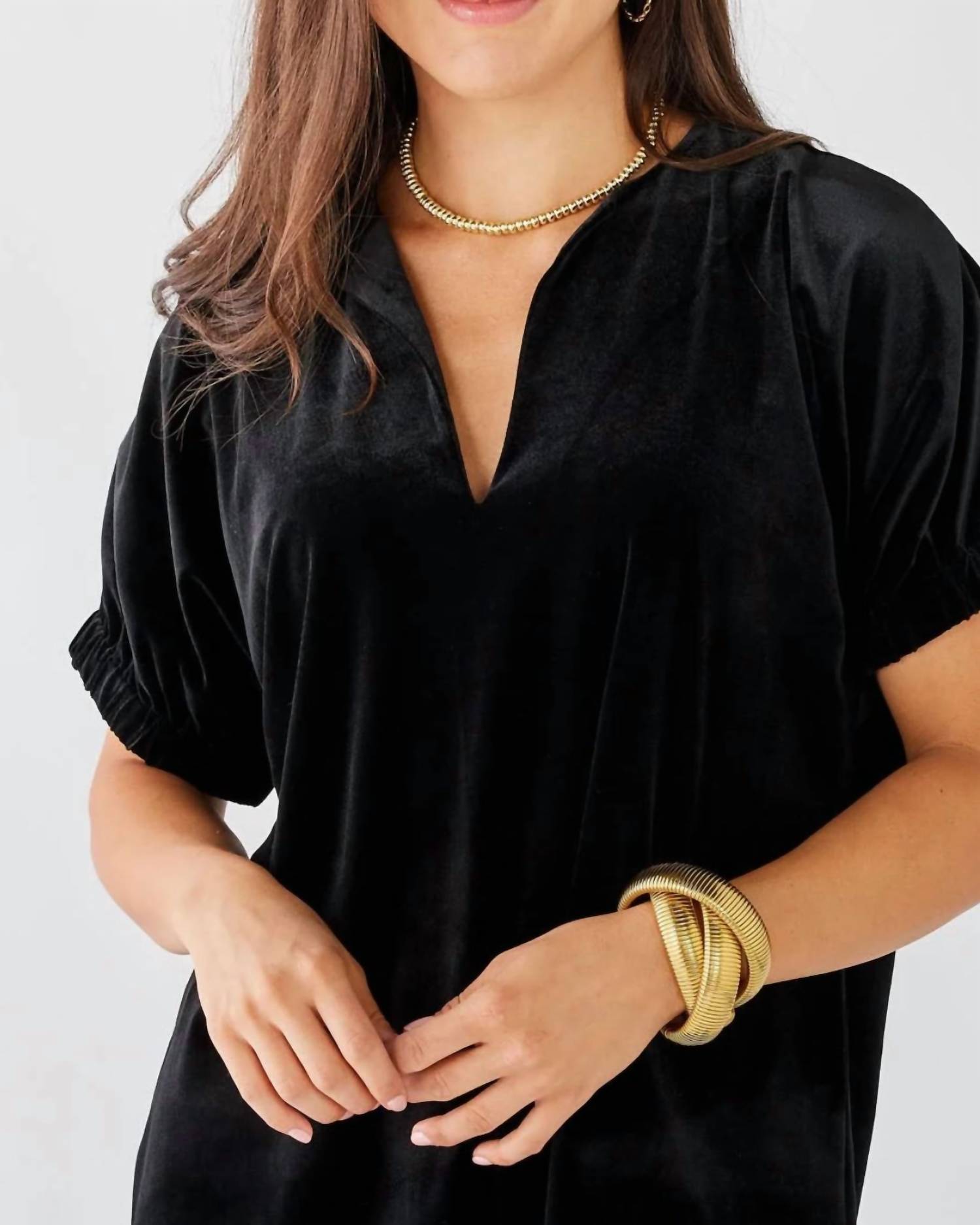Caryn Lawn - Betsy Velvet Top