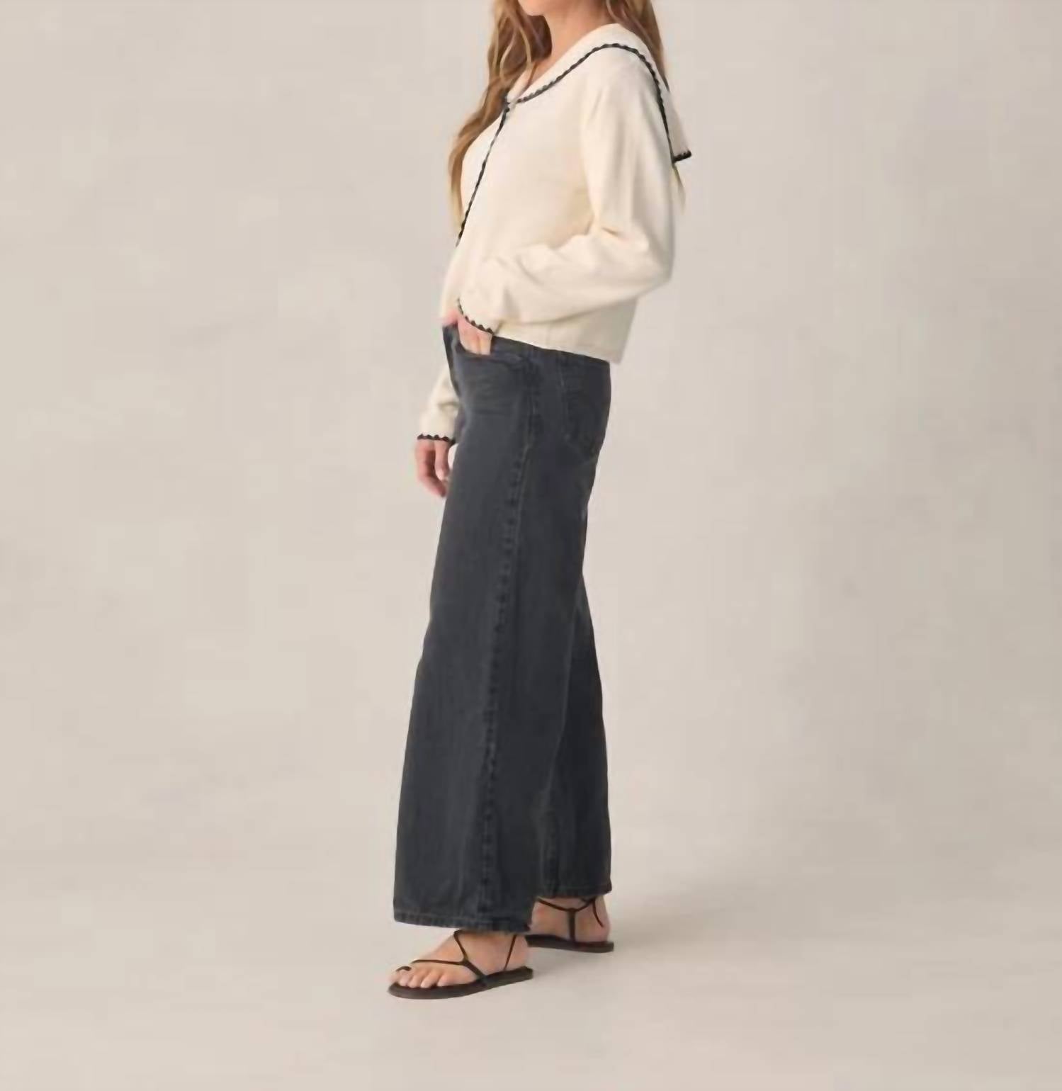 Rylee + Cru - Sailor Rib Cuffs Cardigan