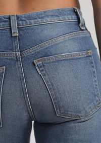Askk Ny - High Rise Straight Leg Jean
