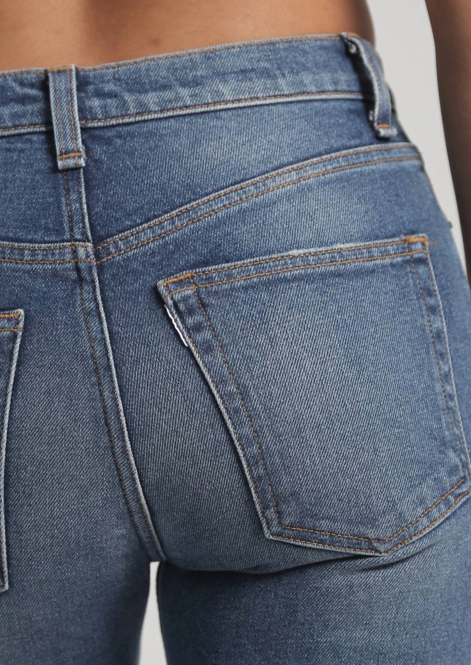 Askk Ny - High Rise Straight Leg Jean