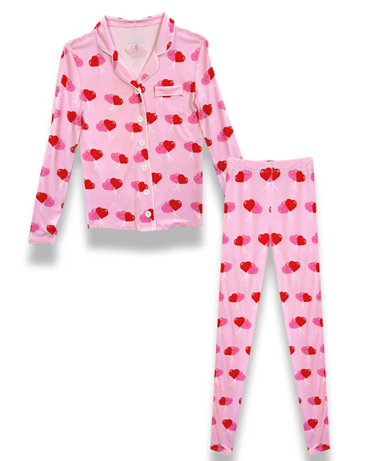 Katie J Nyc - Girl's Love Lollies Maia Pants Pj Set