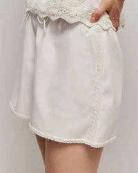 Melissa Nepton - Calvin Intricate Crocheted Hem Short