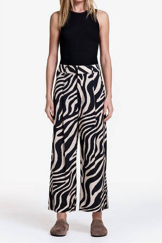 Smythe - Cropped Pleated Trousers