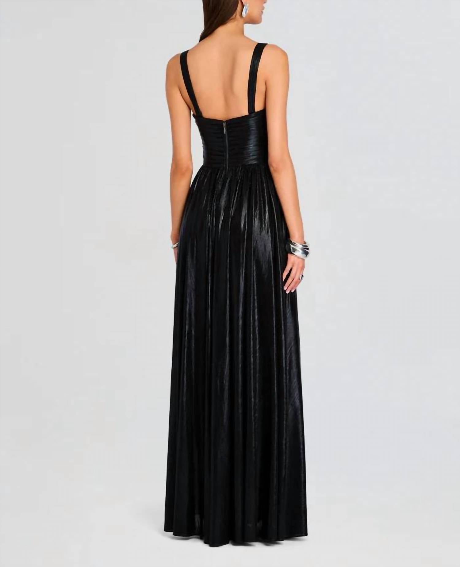Retrofete - Iris Lamé Gown Dress