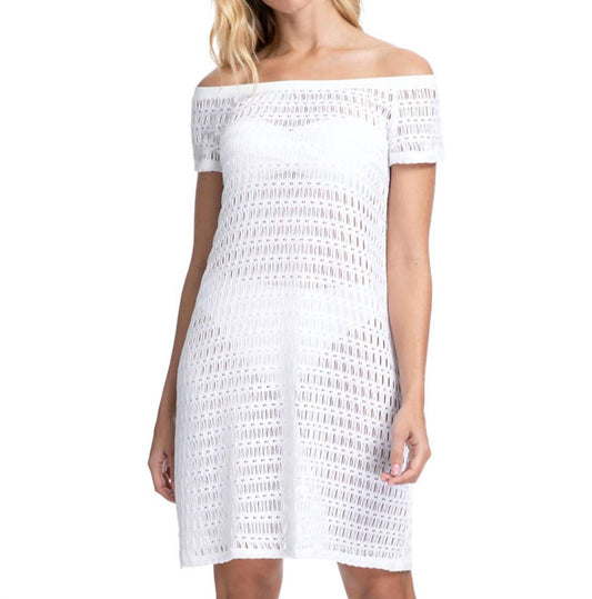 Profile By Gottex - Off The Shoulder Cover Up Dress