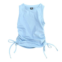 Little Olin - Girls' Gathered Jersey Top