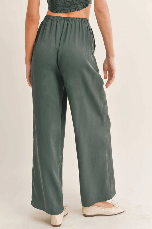 Sadie & Sage - Wide Leg Tencel Pants