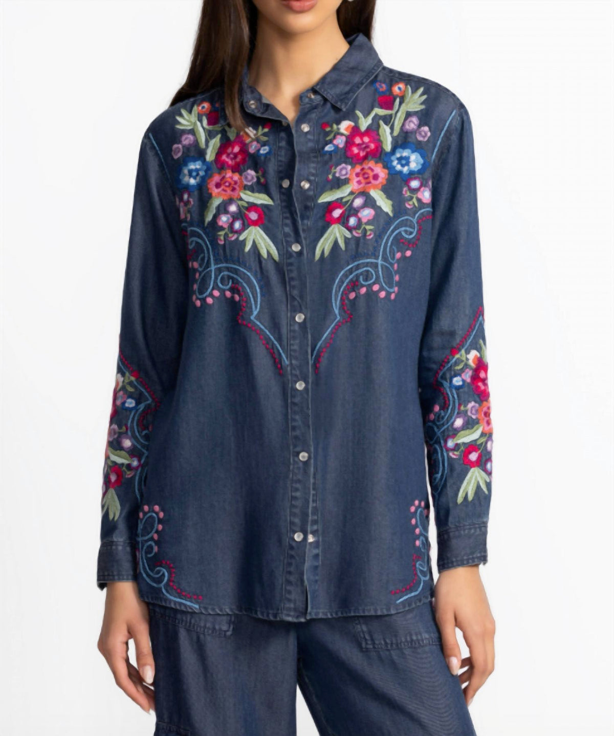 Johnny Was - Oversized Shirt Tunic