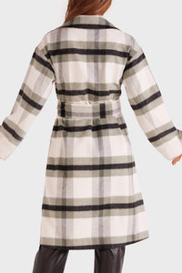 Minkpink - Watson Check Long Sleeve Coat