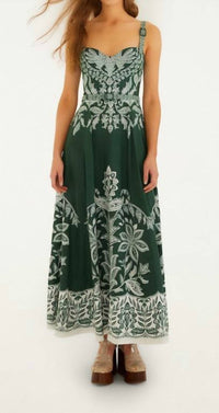 Farm Rio - Miranda Belt Buckles Maxi Dress