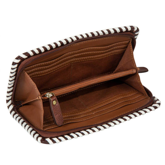 Myra Bag - Sunshine loom, braided edge, wallet