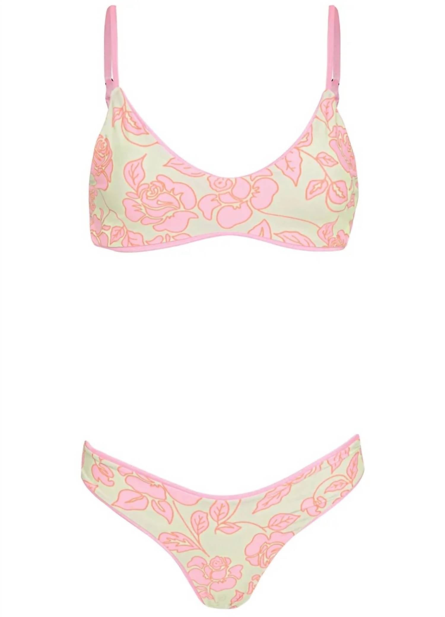Maaji - taffy liberties sporty bralette bikini top
