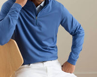 Peter Millar - Perth Cross-hatch Performance Quarter-zip Top