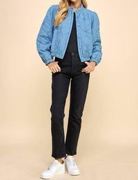 Tcec - Quilted Side Pockets Jacket