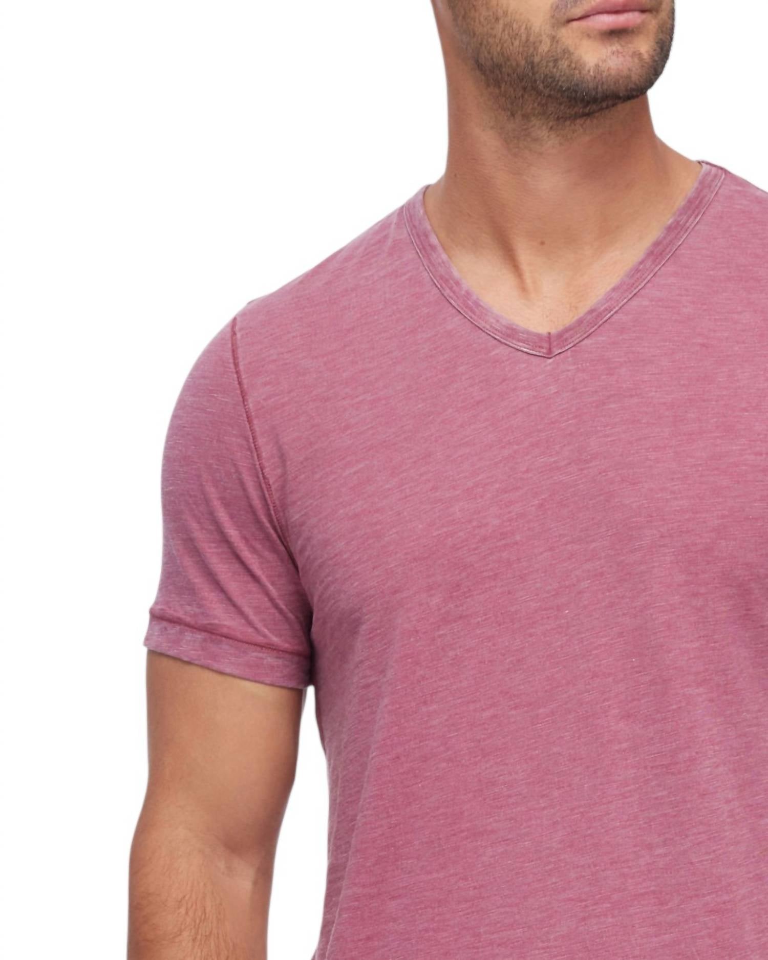 Flags & Anthem - Brevard Short Sleeve Burnout V Neck Tee
