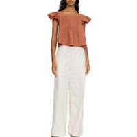 Sea - Risa Ramie w/ Poly Satin Tank Top
