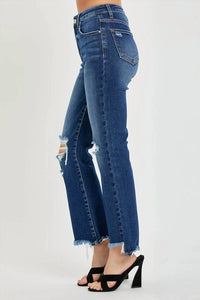 Risen - High Rise Crop Flare Jeans