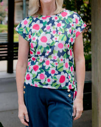 Trisha Tyler - Floral Side Tie