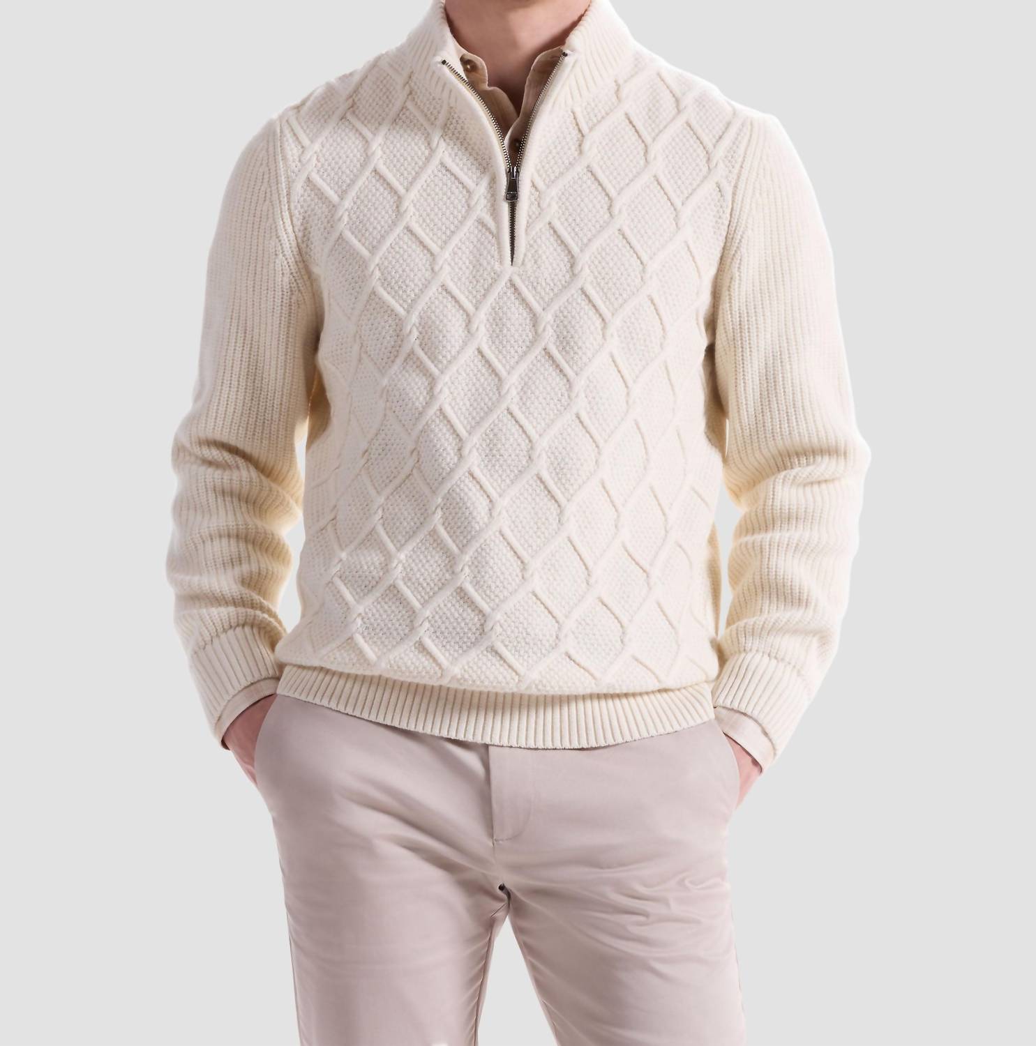 Bugatchi Uomo - Men's Zip Sweater