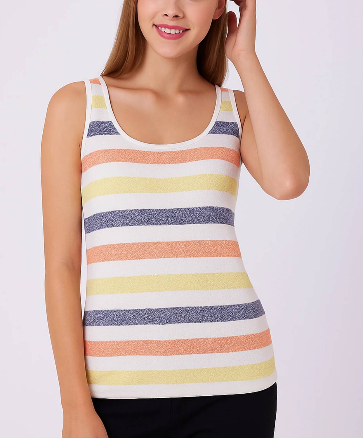 French Kyss - Stripe Tank Top