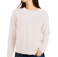 Brodie Cashmere - Mix Cable Crew Pullover