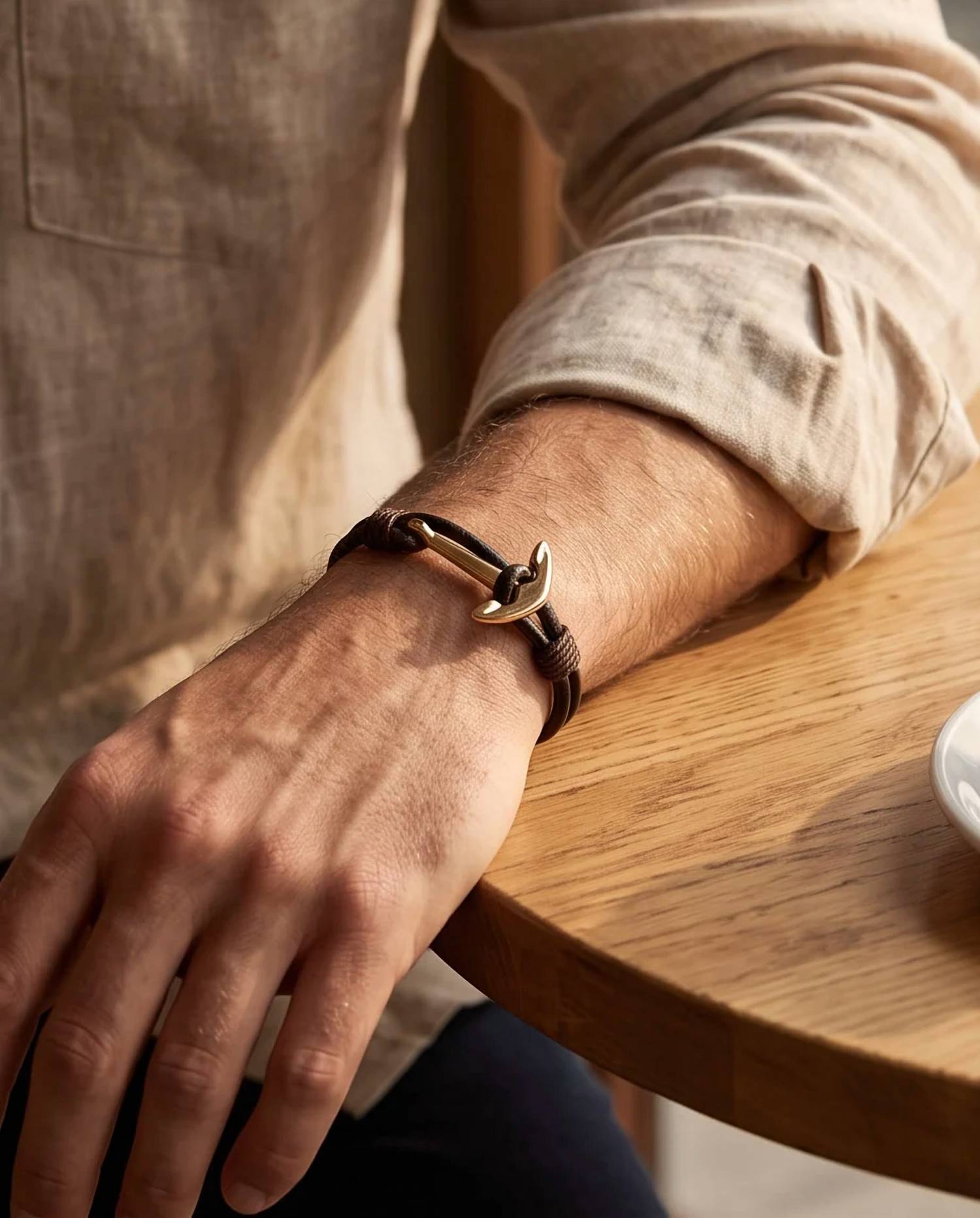 Georgina Jewelry - Men's Anchor Bracelet