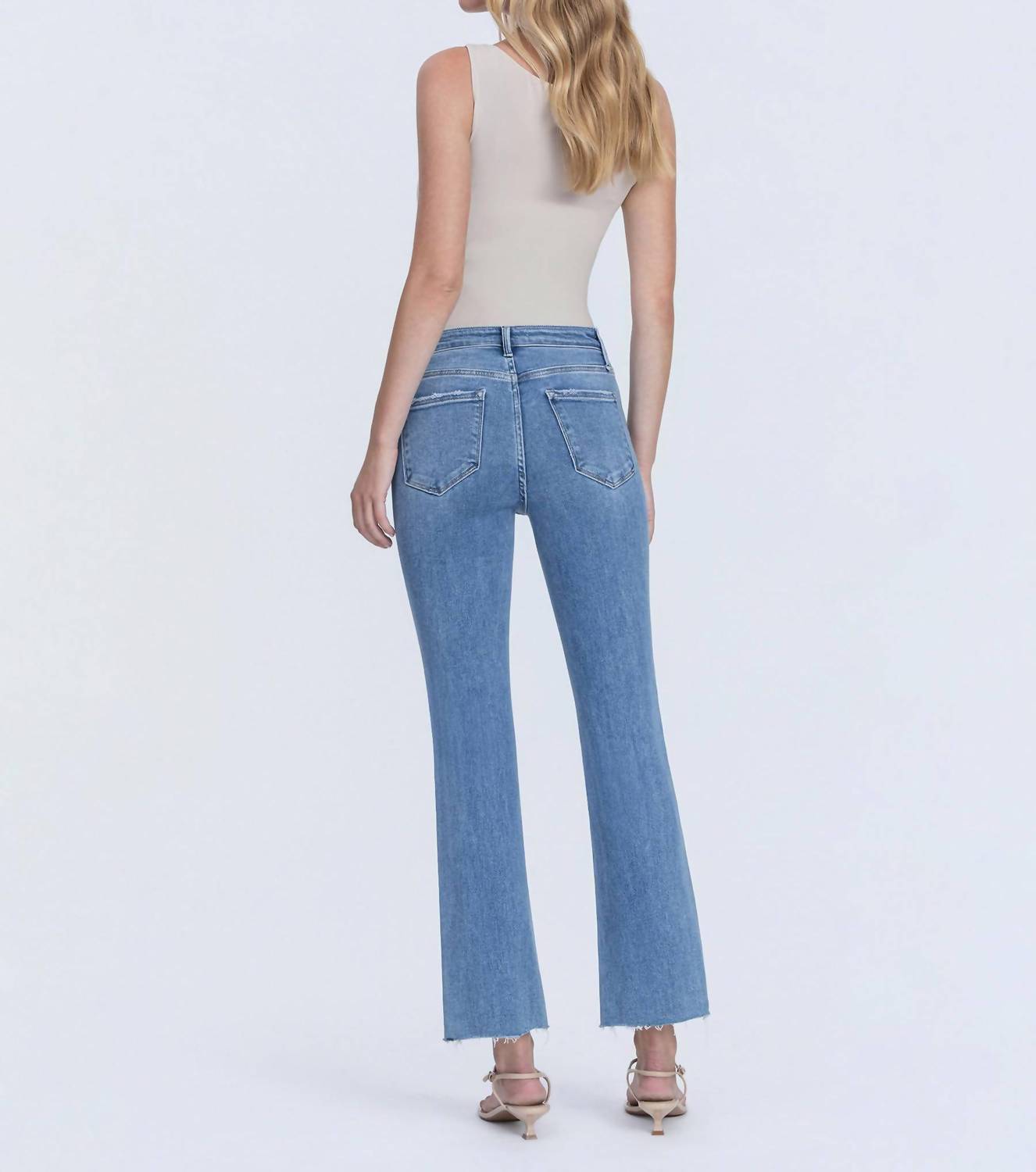 VERVET BY FLYING MONKEY Melia Jeans in reptar - women's jeans - view 4