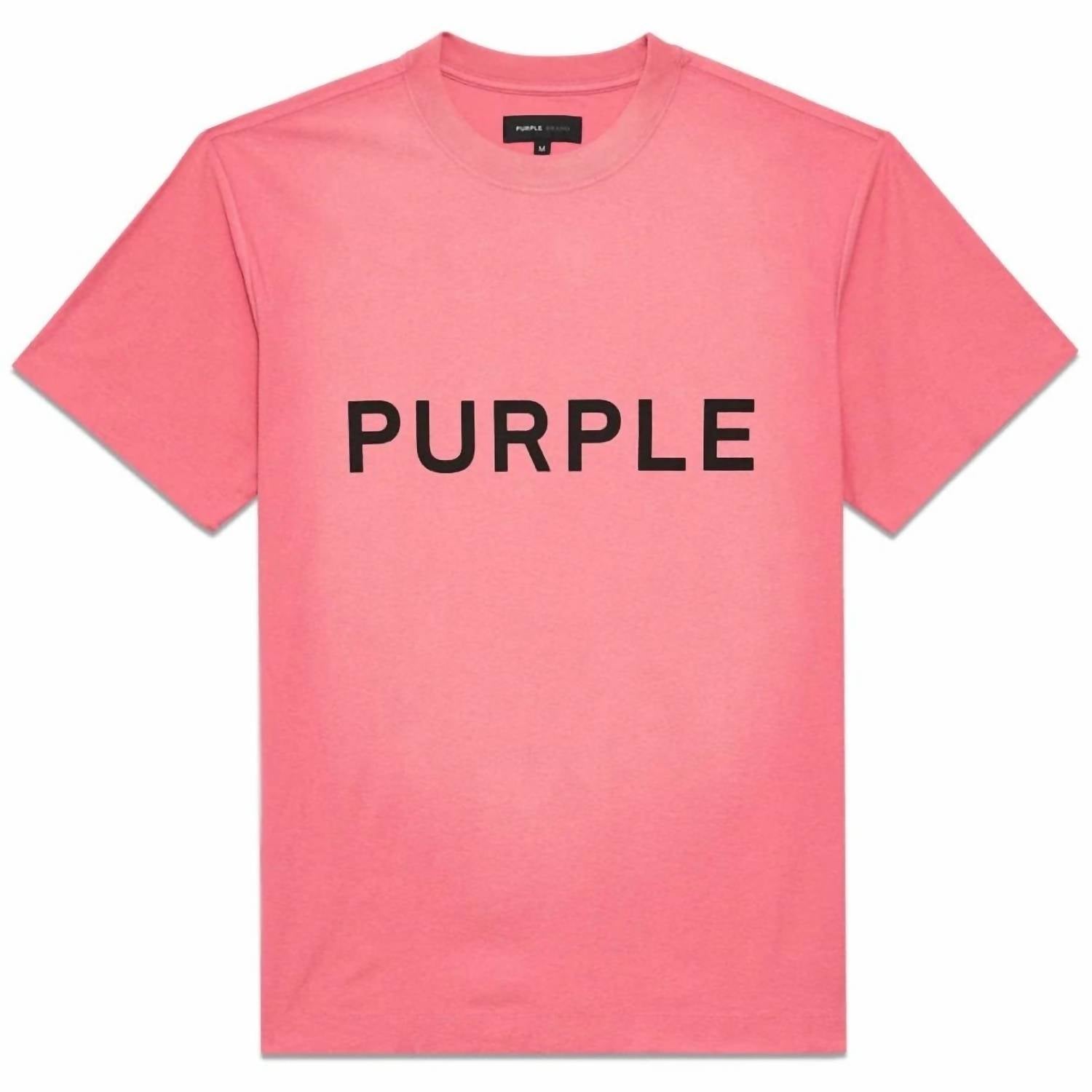 Purple Brand - Wordmark Textured Short Sleeve Tee