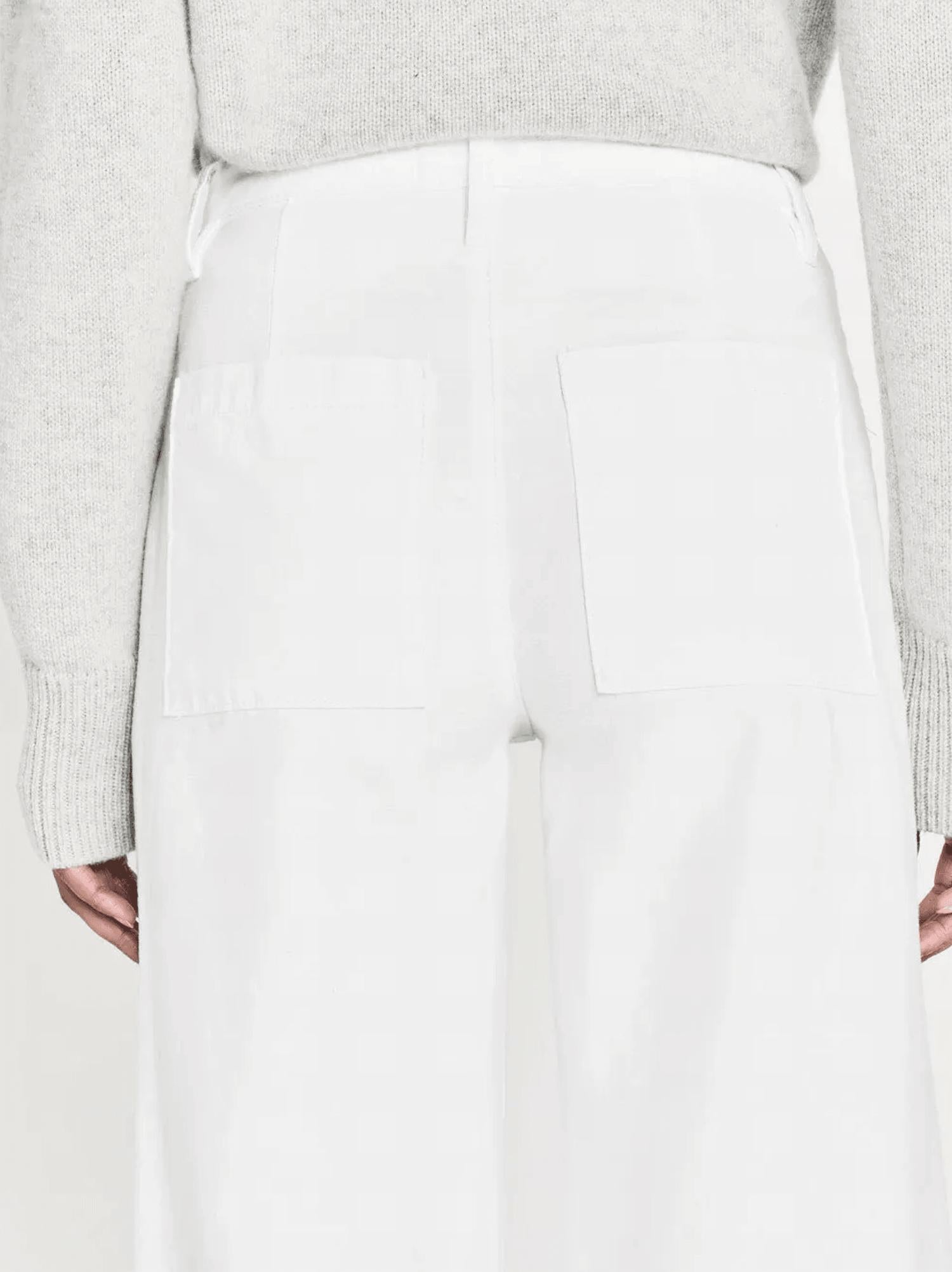 Frame - Women's 70's Patch Pocket Crop Straight Pants
