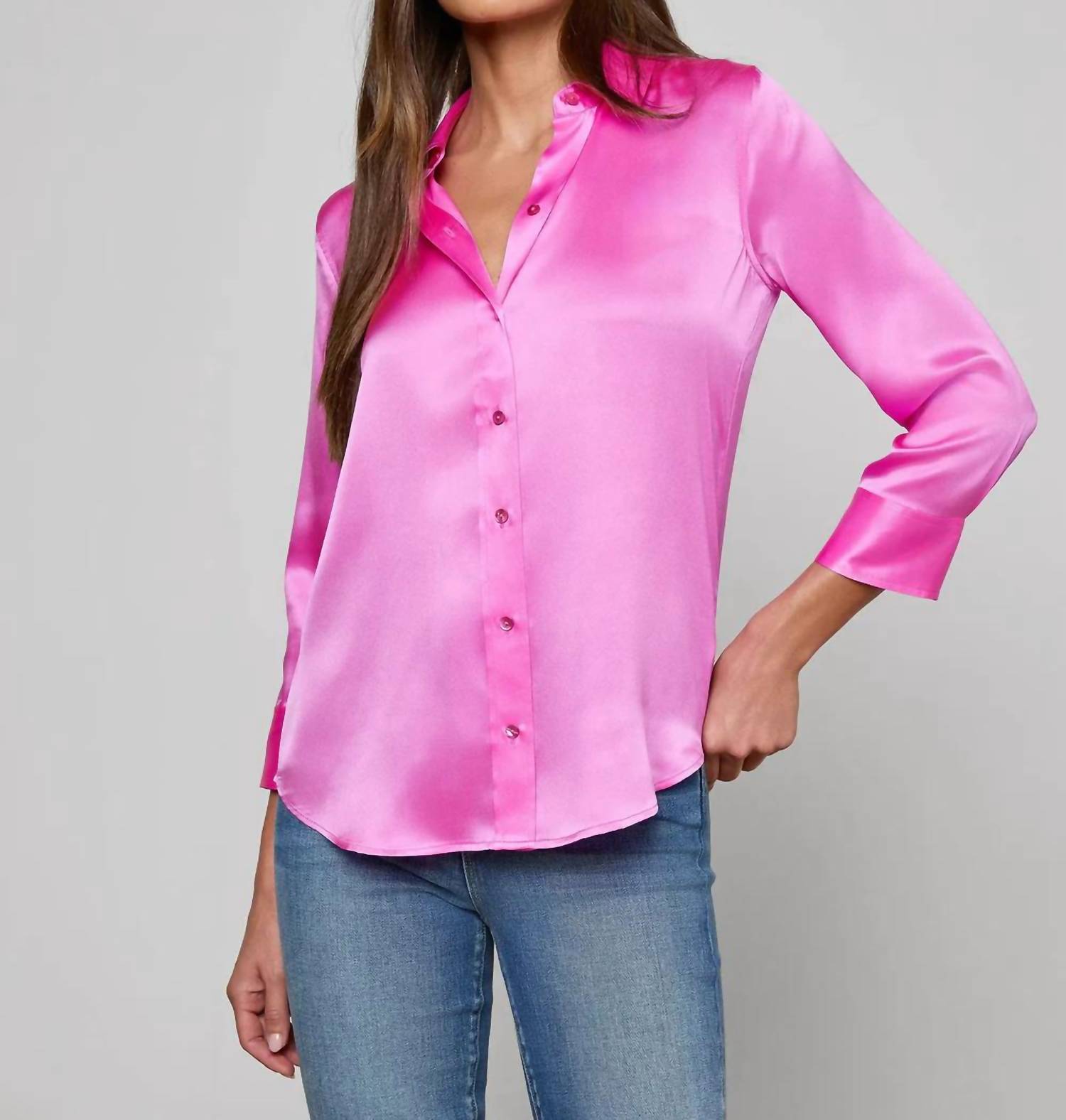 L'Agence - Dani 3/4 Sleeve Blouse