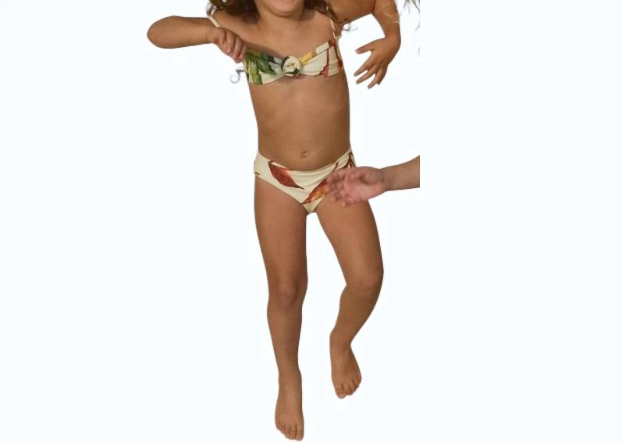 Montce - Girl's Mini Rosa Bandeau X Lulu Bikini Set