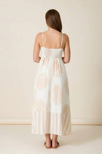 Blu Pepper - Sandy Shores Seashell Maxi Dress