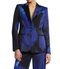 Bcbgmaxazria - Printed Blazer and Matching Relaxed Pantsuits