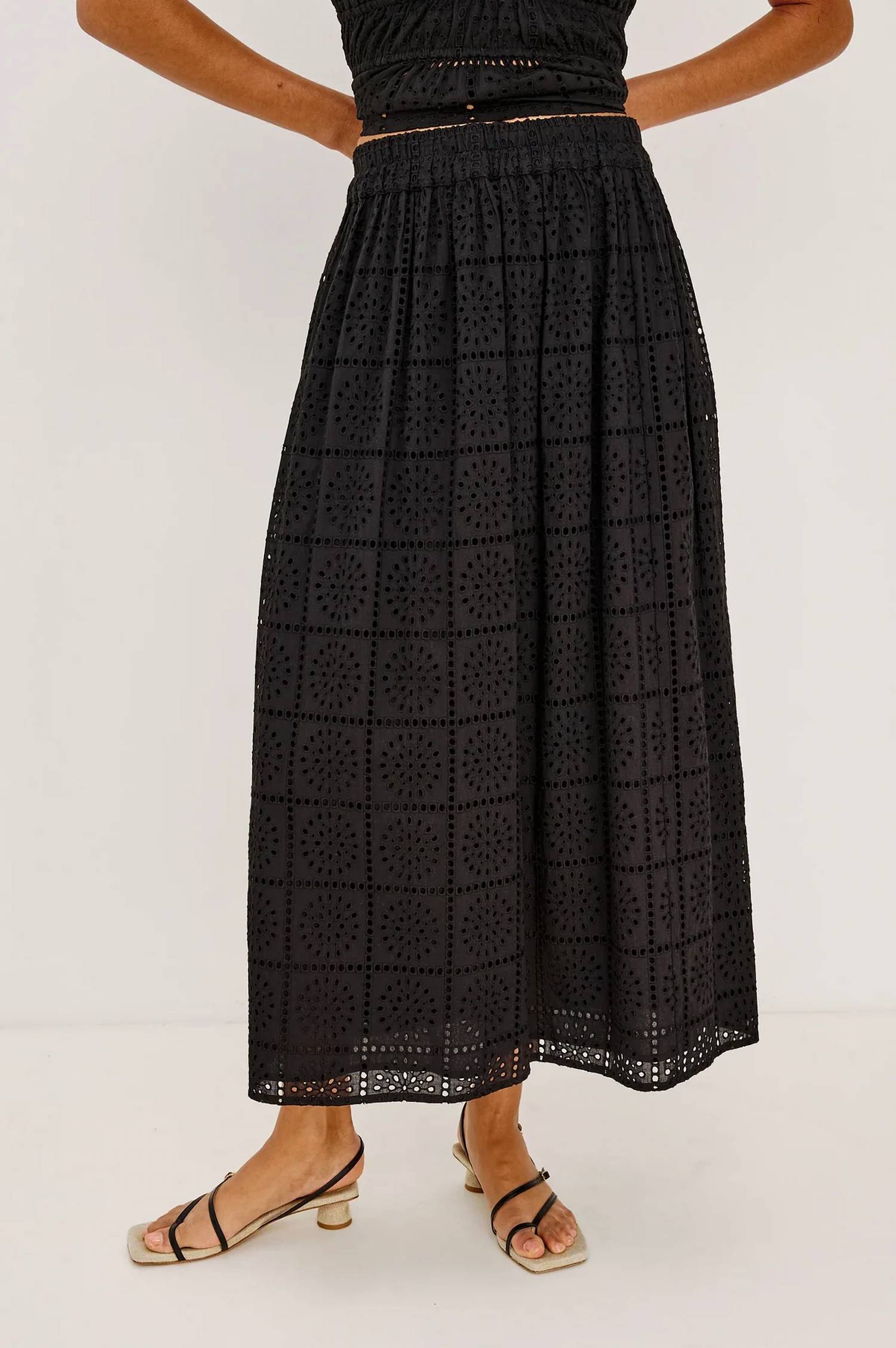 Rails - Dax Embroidered Maxi Skirt