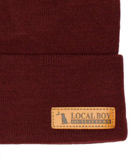 Local Boy Outfitters - Men's Leather Label Beanie