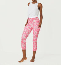 Lilly Pulitzer - Upf 50+ Luxletic Weekender High Rise Crop Leggings