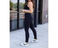 Julia Rose - Stephanie Crossover Pocket Full Length Leggings